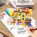 16th Birthday Card for Girl Boy Son Daughter, Big Pop Up 16th Birthday Cards for Grandson Granddaughter, Back In 2010 Funny 16 Year Old Birthday Decorations