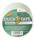 Duck Tape Original White Duct Tape, 50mm x 5m Heavy Duty, Waterproof Gaffer, Gaffa Sticky Tape, Strong Adhesive Cloth Repair Tape, Suitable for Packing boxes, Moving House, Parcels or Packaging