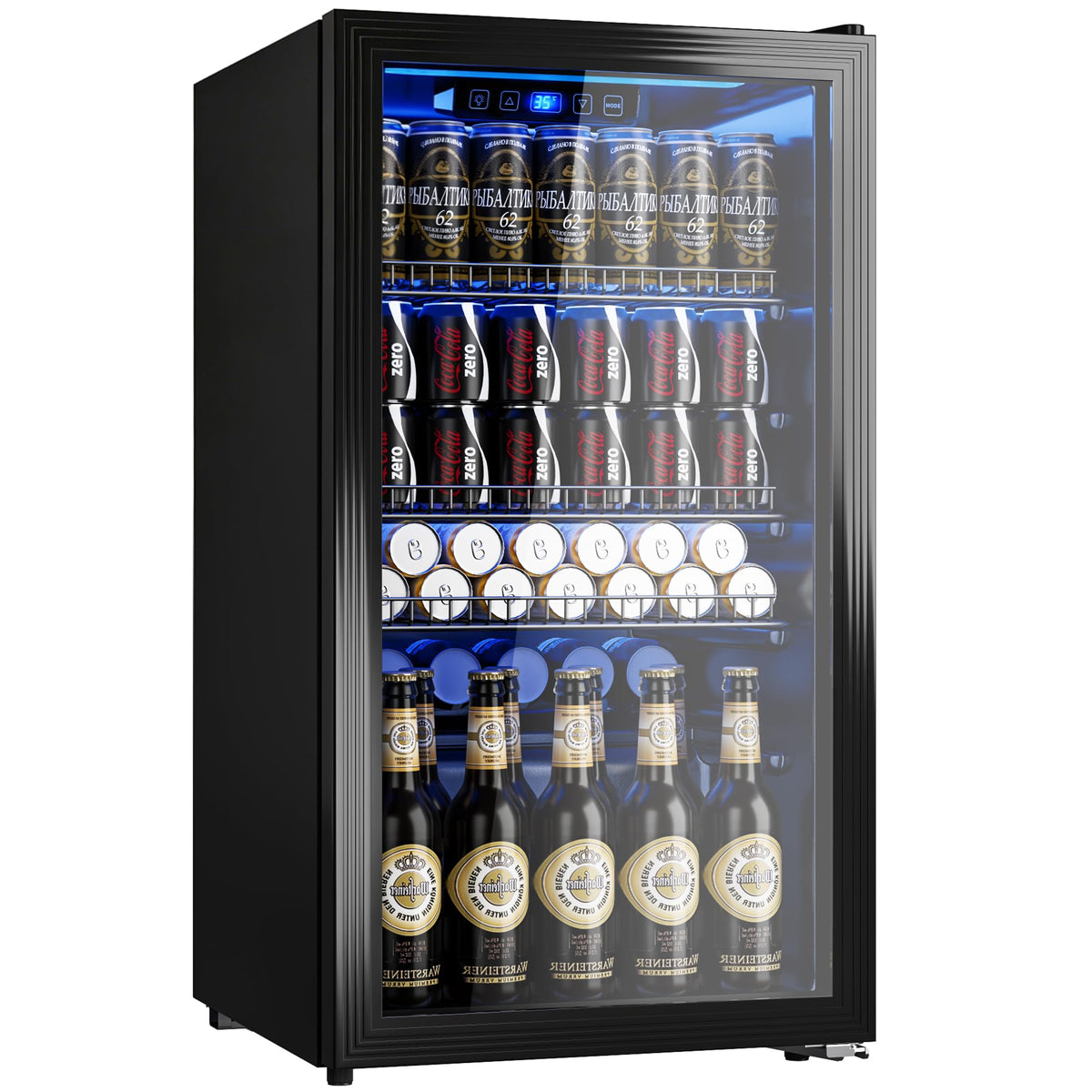 Beverage Refrigerator, 2.47 Cu.Ft Mini Fridge Beverage Cooler