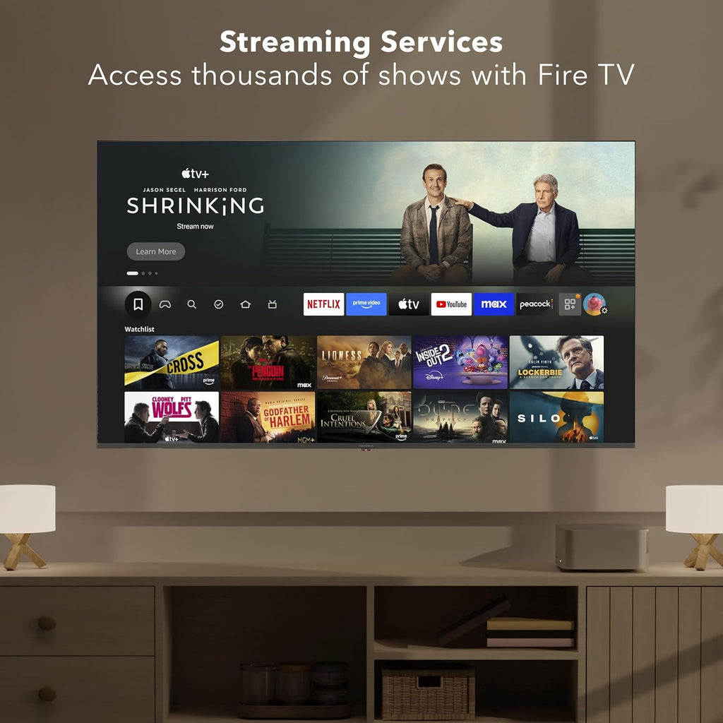 Insignia 65" Class F50 Series LED 4K UHD Smart Fire TV, Voice Remote with Alexa, Stream Live TV Without Cable