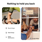 Fitbit Google Charge 6 Activity Tracker with 3 Months Google Health Membership Included, 7 Days Battery Life and Google Wallet and Maps, Obsidian/Black Aluminum