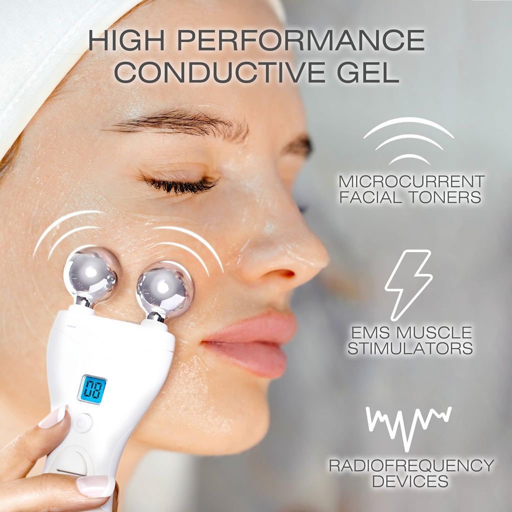 Rio Conductive Gel, Highly Conductive Gel for EMS Machine, TENS Machine, RF & Circulation Boosting Devices, Improves Conductivity & Increases Stimulation, Skin Friendly, Irritation Free, Scent Free