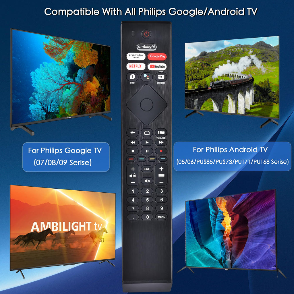 Replacement for Hisense Smart Google TV Voice Remote Control