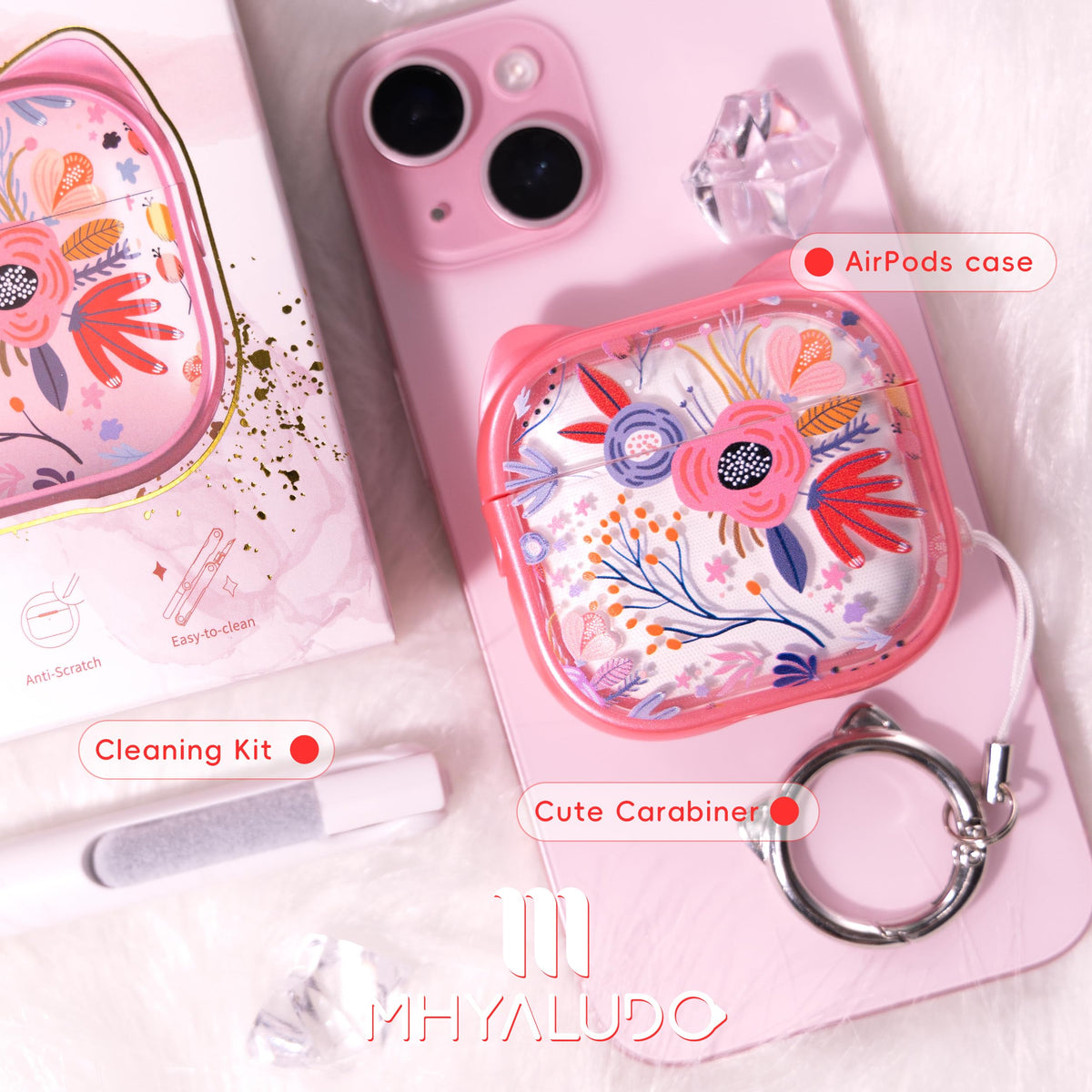 for AirPods 4 Case & AirPods 5 Case with Cleaner Kit,Clear Cover