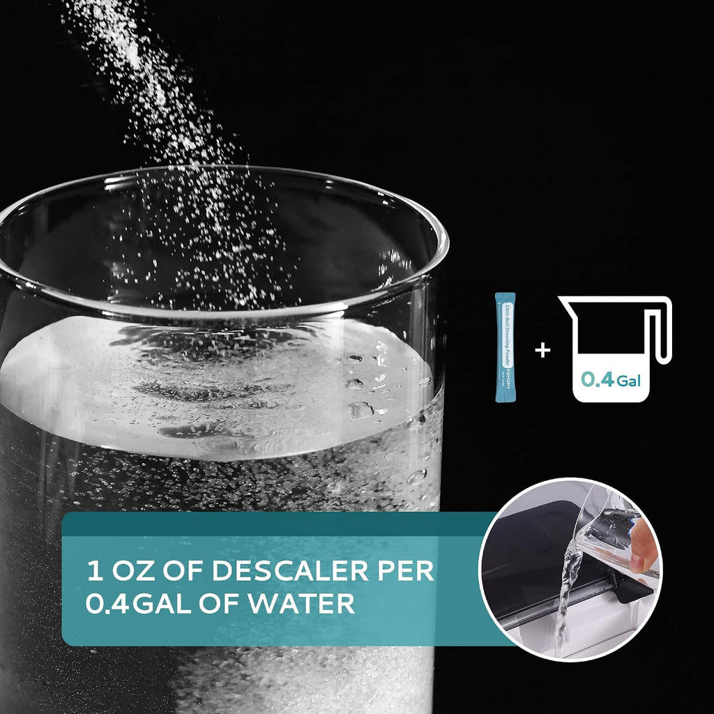 EUHOMY Ice Maker Cleaner & Descaler, 12 Uses & Individually Packed