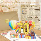 16th Birthday Card for Girl Boy Son Daughter, Big Pop Up 16th Birthday Cards for Grandson Granddaughter, Back In 2010 Funny 16 Year Old Birthday Decorations