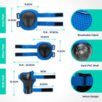Niftii Bike Helmet & Pads Set for Kids - Cycling Skateboard Ages 3-15