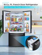 BLACK+DECKER 14 Cu. Ft. Convertible Freezer Refrigerator, Upright Freezer with Glass Shelves, ENERGY STAR rated, Frost Free, BUC1400XB, Black