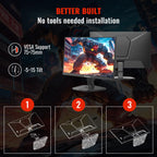 SANSUI 24 Inch Gaming Monitor 200Hz 1Ms FreeSync HDR 110% sRGB FHD 1080P Computer Monitor HDMI DP Ports Eye Care Frameless VESA Mount Cable Management(ES-G24F4L HDMI Cable Included)