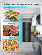 BLACK+DECKER 18.1 Cu. Ft. Top Mount Refrigerator with Ice Maker, BR1810HIMB