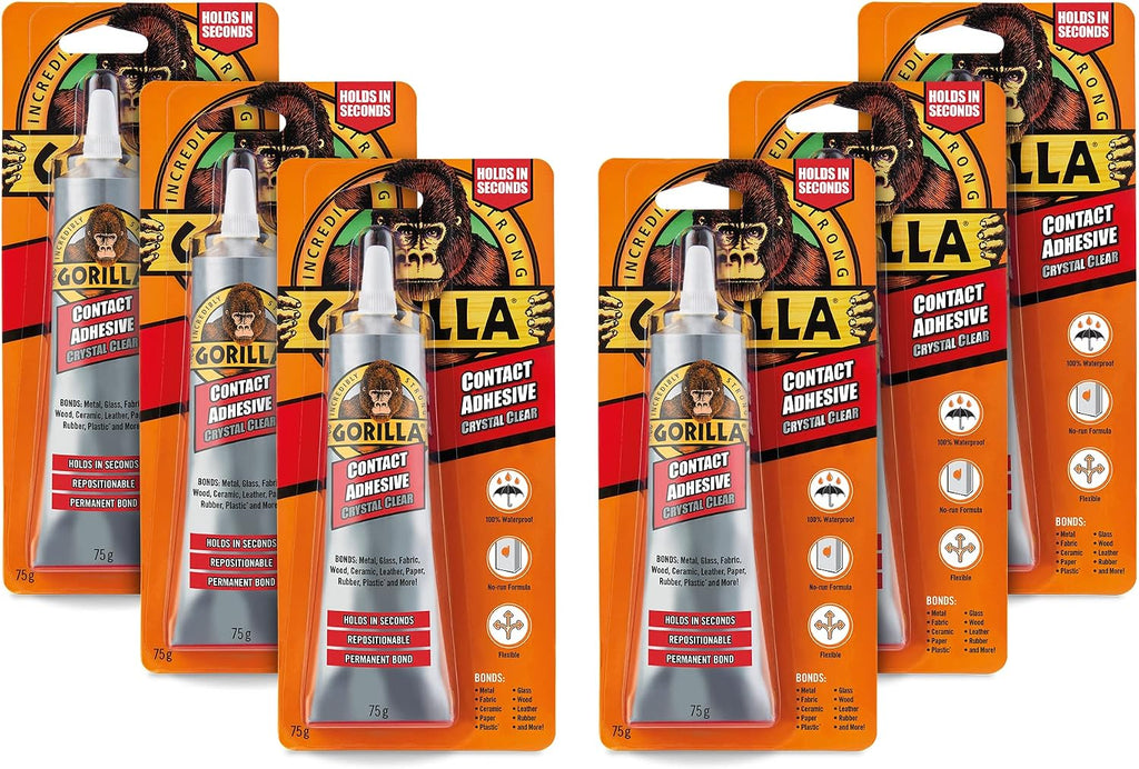 Gorilla Contact Adhesive 75g (6 Pack)