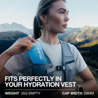 SWIFTER 2x Soft Flask 250ml | Collapsible Running Water Bottle | Handheld or in Vest | Leakproof | Trail Hydration Flask | Soft Water Bottle for Marathon, Hiking (250ml (x2))