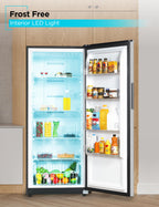 BLACK+DECKER 14 Cu. Ft. Convertible Freezer Refrigerator, Upright Freezer with Glass Shelves, ENERGY STAR rated, Frost Free, BUC1400XB, Black