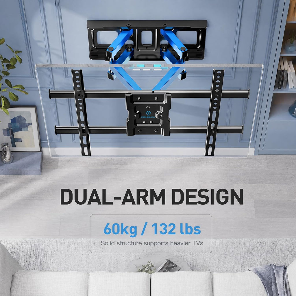 PERLESMITH TV Wall Bracket, for 37-85 Inch TVs 60kg, Max VESA 600x400mm