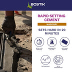 Bostik Rapid Setting Cement 2.5kg - Fast-Setting
