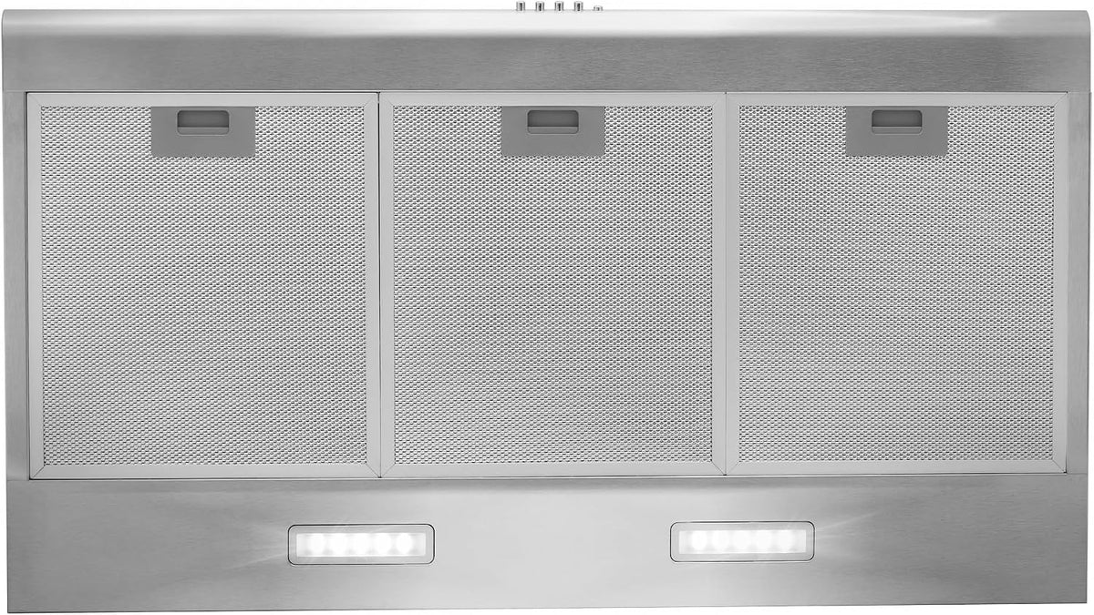 36 in. Delta Coll Ducted Under Cabinet Range Hood, Mesh Filters, Stainless