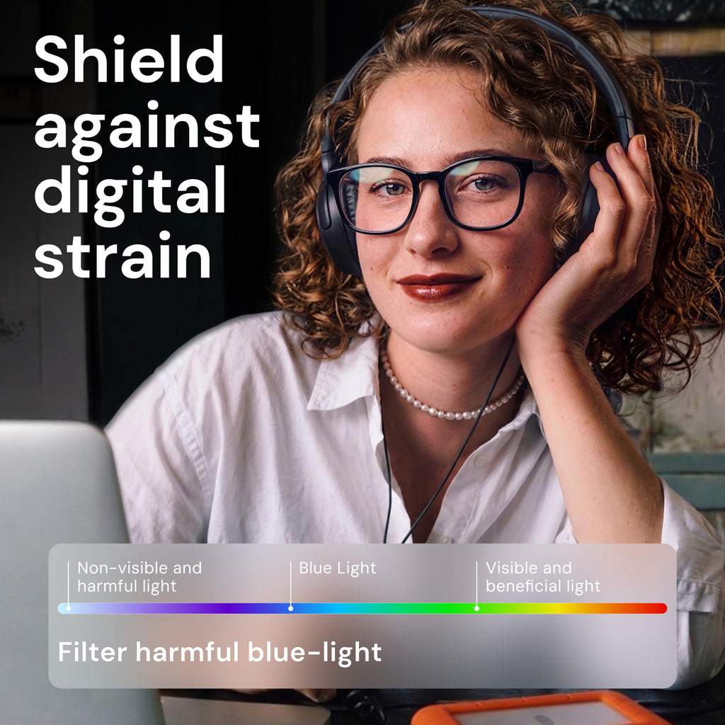 Gaoye Blue Light Blocking Glasses -Fashion Square Eyeglasses, Anti UV Ray Computer Gaming Glasses Blue Blockers for Women/Men