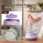 Mini Washing Machine, 3L Compact Small Laundry Washer for Underwear, Socks etc.（White）
