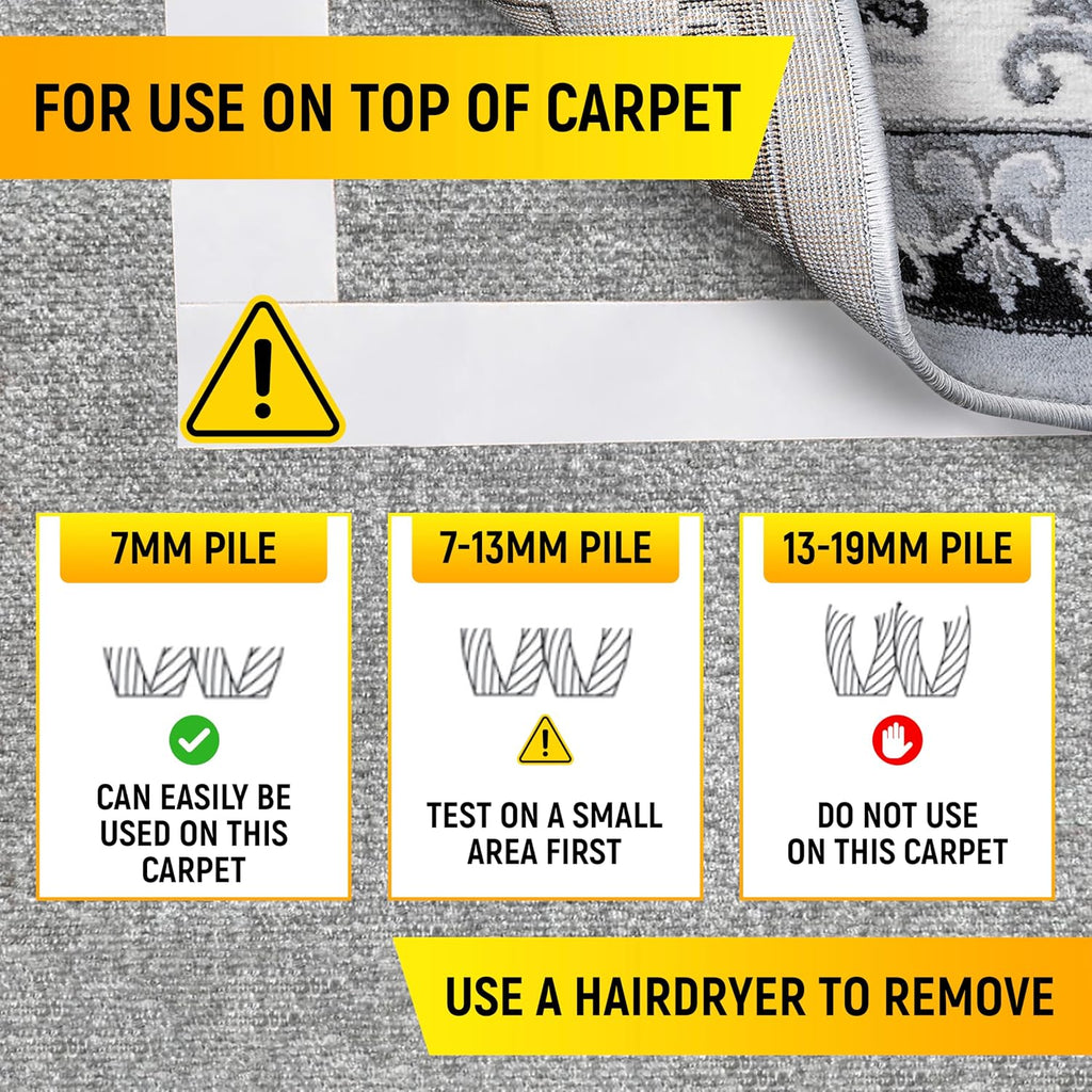 Double Sided Carpet Tape Heavy Duty Rug Gripper 50ft