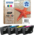 Epson 603 Starfish Genuine , 4-Colours Multipack Ink Cartridges