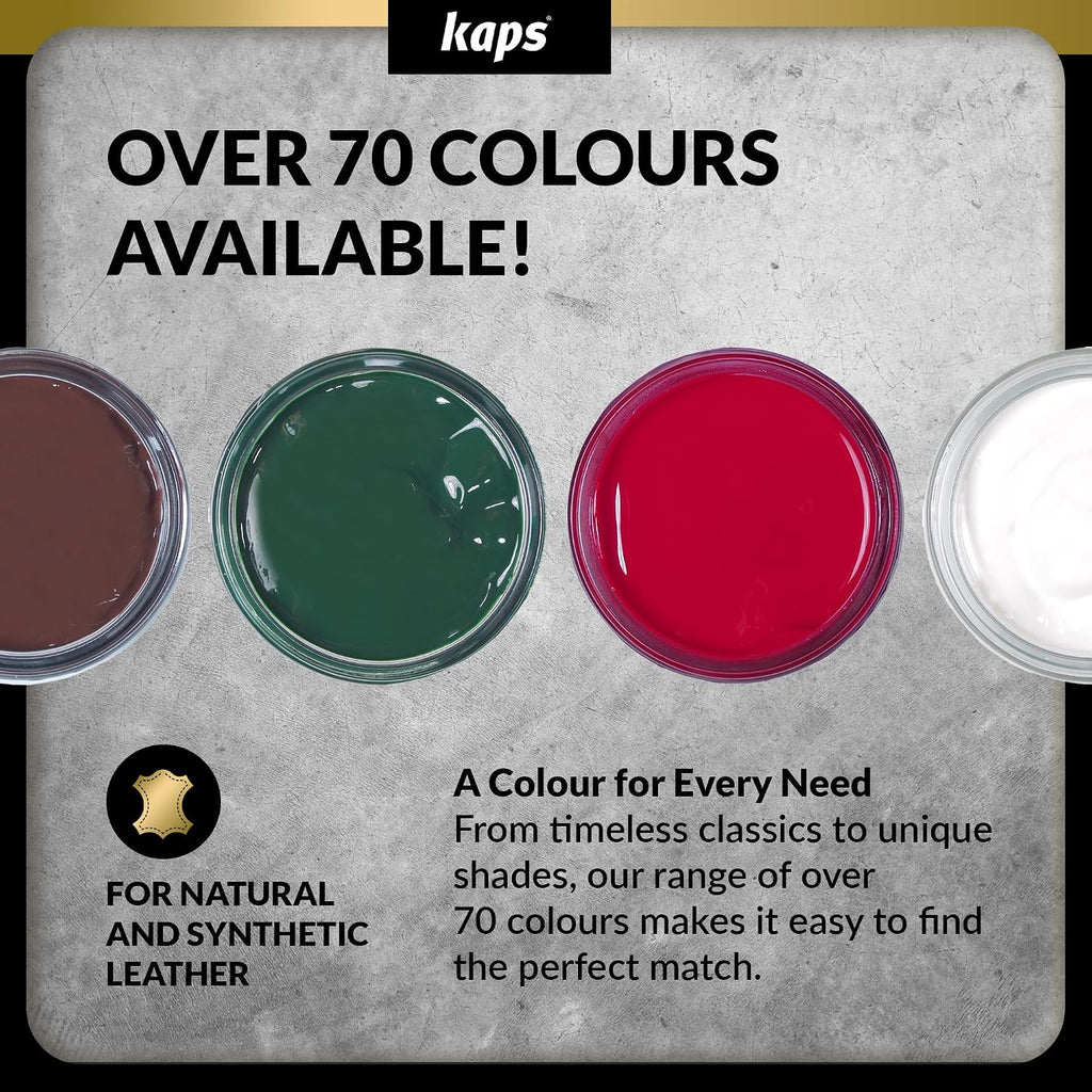 Leather Shoe Cream Polish & Conditioner, Kaps 50ml