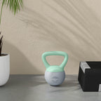 SPORTNOW 4/6/8/10/12kg Soft Kettlebell with Non Slip Handle Grey