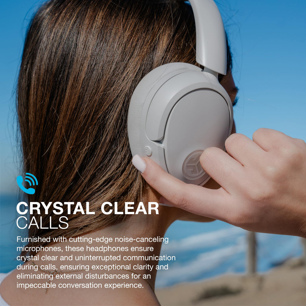 JLab JBuds Lux ANC Wireless Over-Ear Headphones, Mauve
