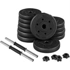 Yaheetech 30KG/25KG/20KG/15KG Adjustable Dumbbells Weight Set for Men/Women