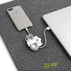 Portable Electronic Device Cover Cord Organizer for Earphones, Yellow
