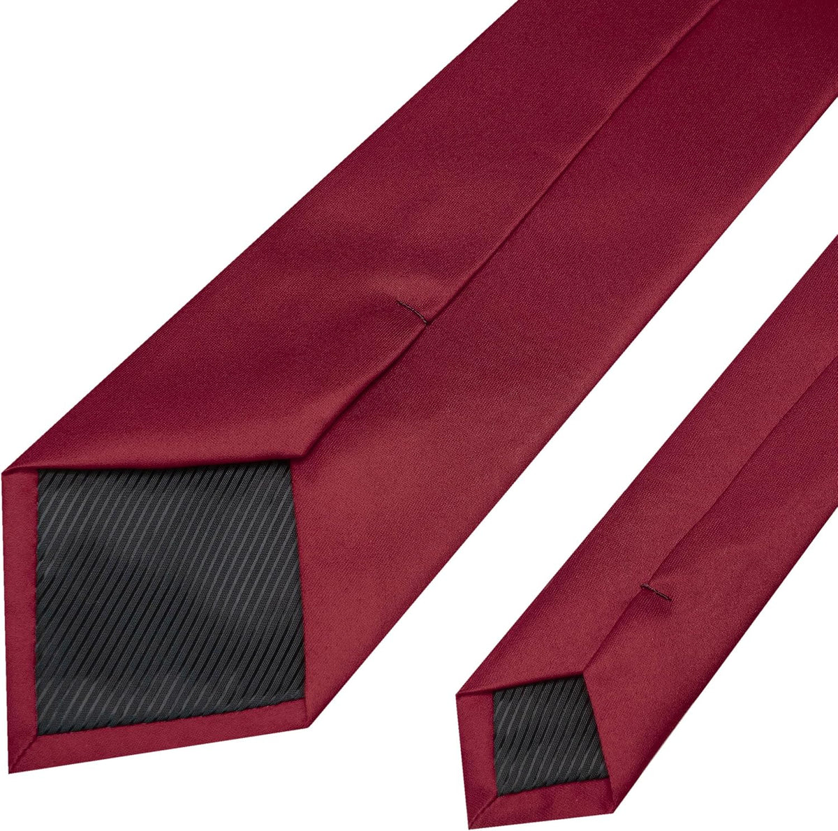 RBOCOTT Solid Color Tie Mens Necktie for Business and Wedding Party
