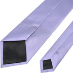 RBOCOTT Solid Color Tie Mens Necktie for Business and Wedding Party