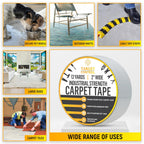 Double Sided Carpet Tape Heavy Duty Rug Gripper 50ft