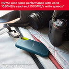 SanDisk Extreme Portable SSD 2TB - Up to 1050MB/s Read Speeds (Older Model)