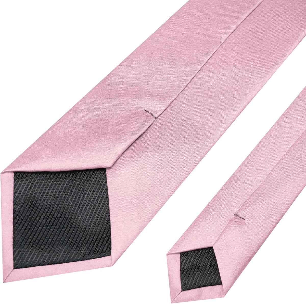 RBOCOTT Solid Color Tie Mens Necktie for Business and Wedding Party