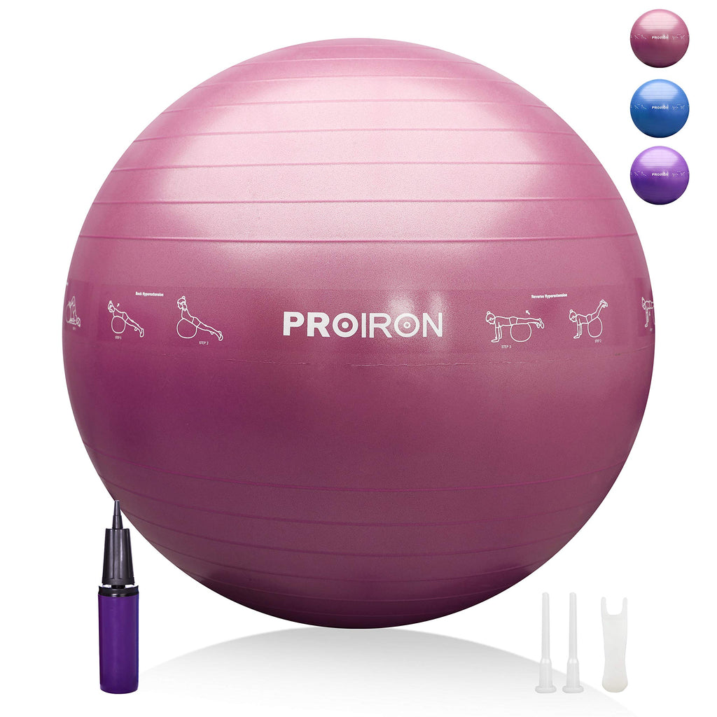 PROIRON Extra Thick Exercise Pregnancy Ball 55cm 65cm 75cm