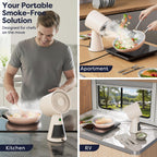 CIARRA Portable Range Hood, 2-Speed Desktop Kitchen Exhaust Fan