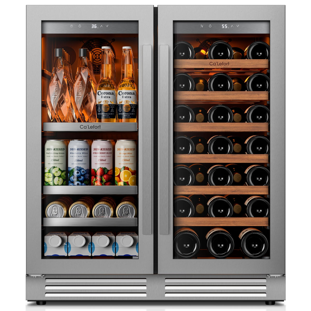 Ca'Lefort 24 inch Beverage Refrigerator, 180 Can Beverage Fridge