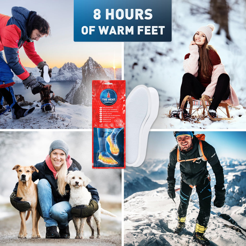 THE HEAT COMPANY Insole Foot Warmer - EXTRA WARM - 8 Hours Warm Feet