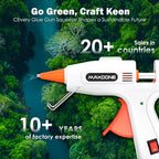 Mini Hot Glue Gun Kit 50W: Mini Glue Gun Fireproof Upgraded Version