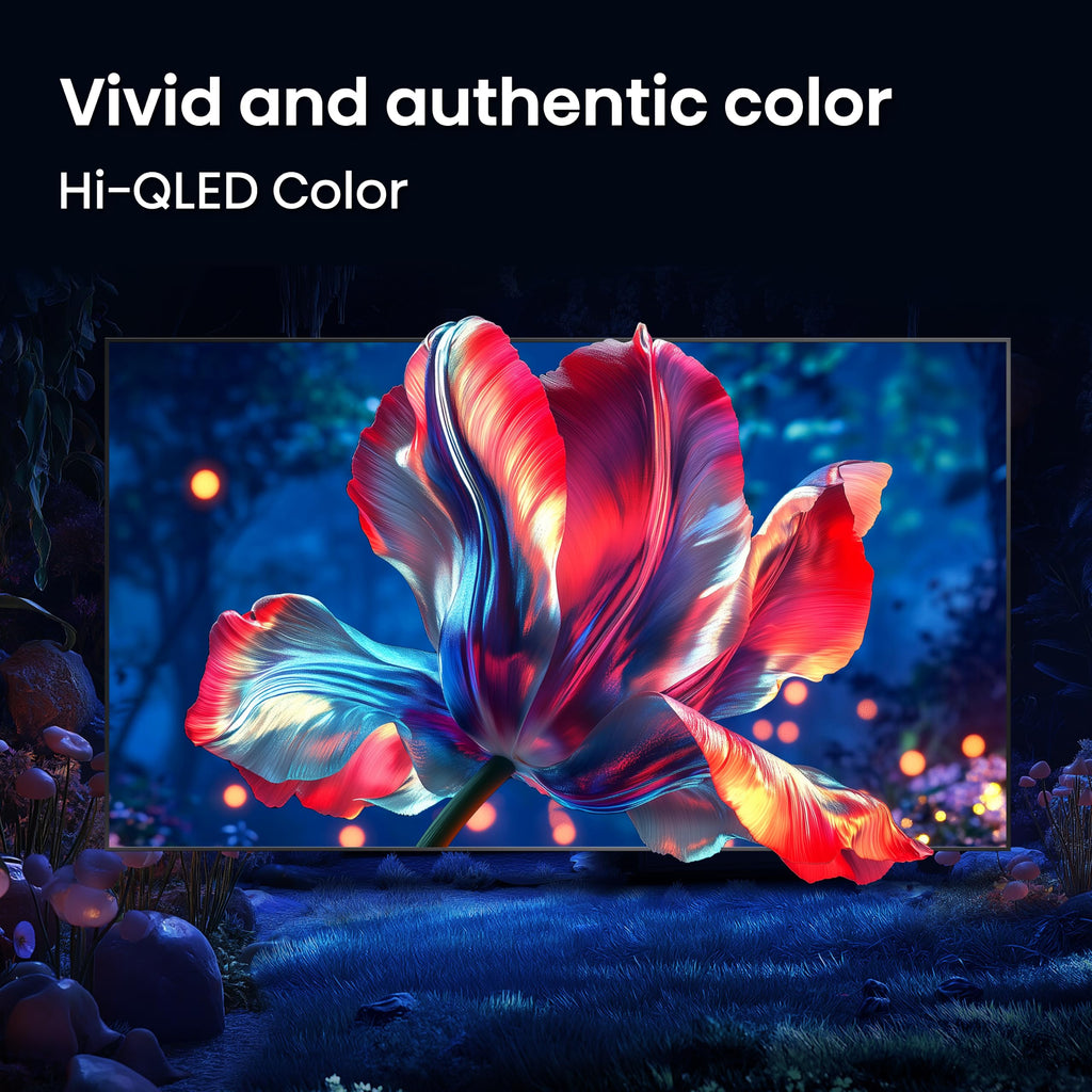 Hisense 55" Class E6SR Series Hi-QLED 4K UHD Smart Roku TV (55E6SR, 2026 Model) - Dolby Vision, Game Mode Plus, VRR, ALLM, DTS Virtual:X, Apple AirPlay, Compatible with Alexa and Google Assistant