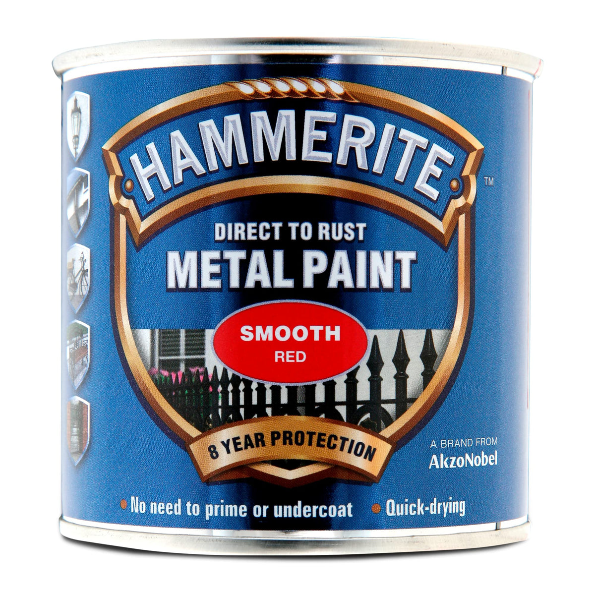 ICI Hammerite 5092824 Direct to Rust Metal Paint - Smooth Red Finish 750ML