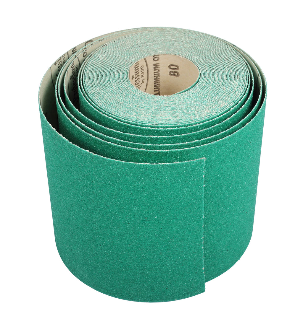 ProDec 5m Roll 240 Grit Extra Fine Grade Green Aluminium Oxide Abrasive