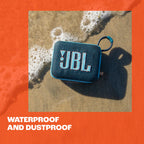 JBL Go 4 - Ultra-Portable, Waterproof and Dustproof Bluetooth Speaker, Big JBL Pro Sound with Punchy bass, 7-Hour Built-in Battery, Made in Part with Recycled Materials (Black)