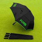 FORZA Sport Umbrellas | 60" Double Layered Canopy With a Locking Button For Instant Opening